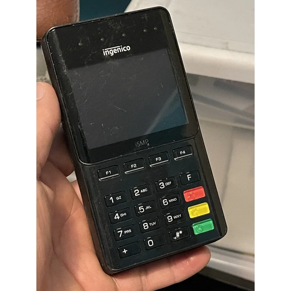 INGENICO ISMP4 IMP657-11P3556C PORTABLE POS TERMINAL (untested)